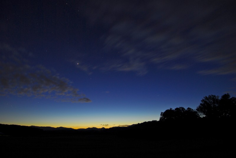 Mountain sunset